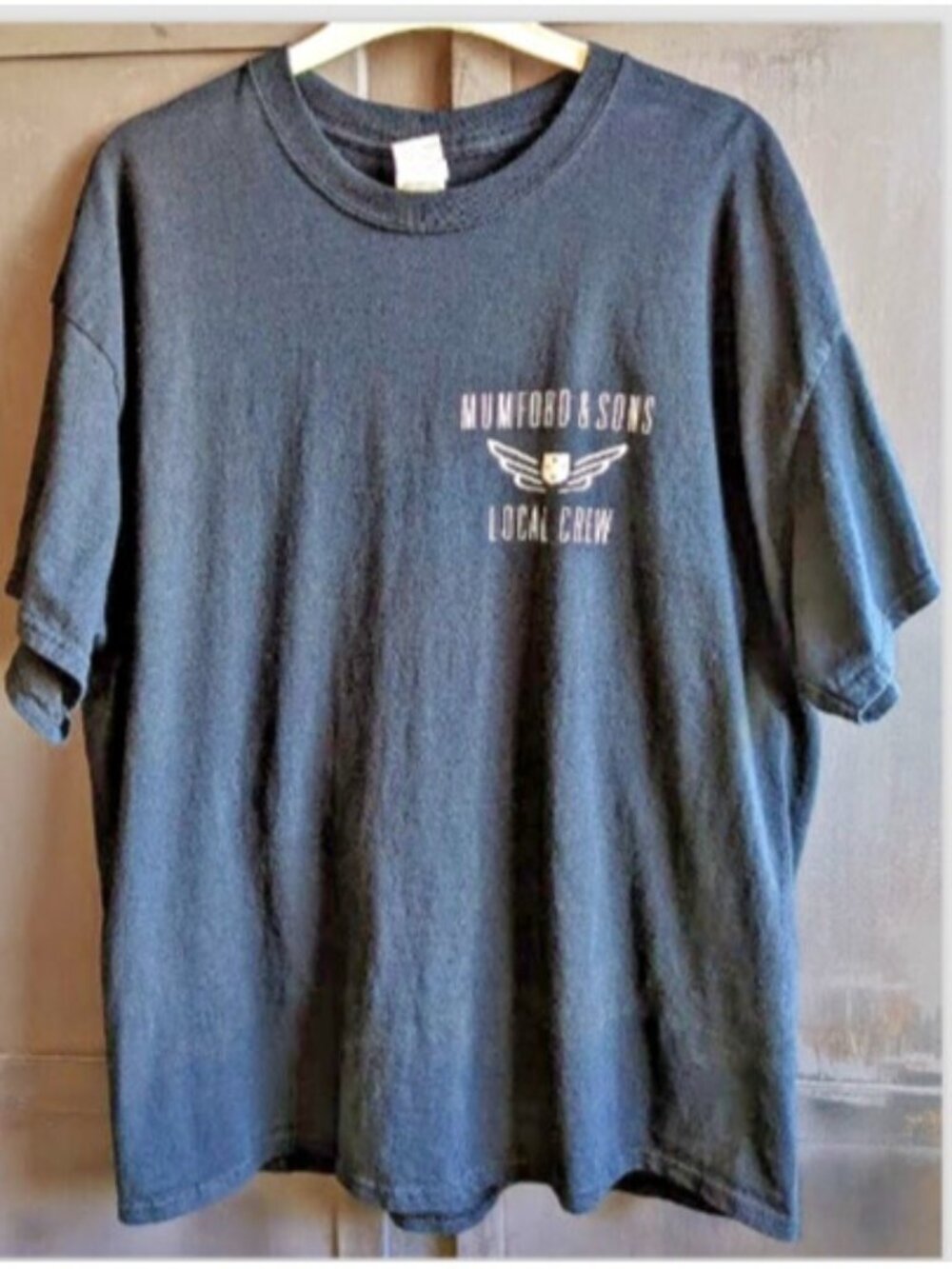 Mumford & Sons GTRO Local Crew Concert Tour T-Shirt XL Gildan 100% Cotton